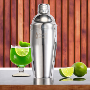 Touch Of Mixology Stainless Steel 25oz (750ml) Cocktail Shaker With